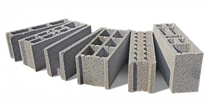 blocks of various sizes