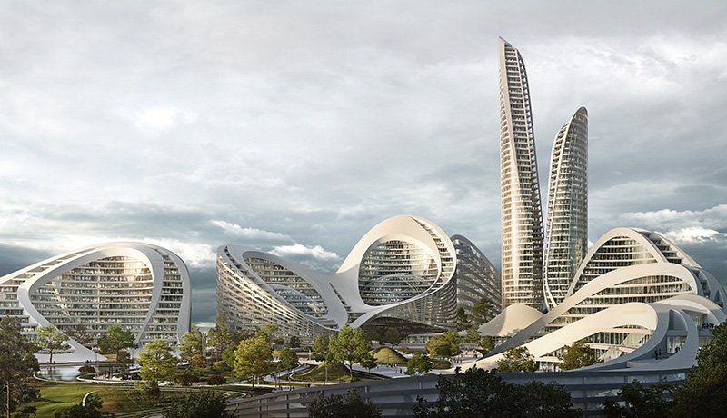 zaha hadid architects rublyovo arkhangelskoye smart city moscow designboom 01