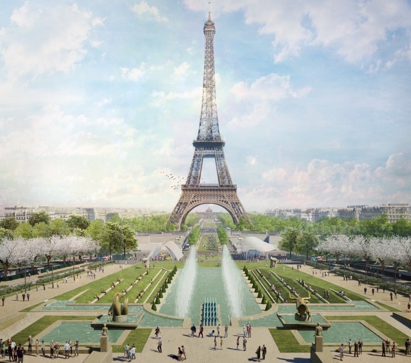 eiffel tower landscaping makeover 5